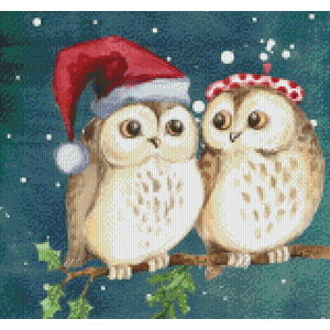 PixelHobby Pixelhobby patroon 5679 Christmas Owls
