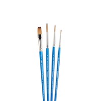 Cotman Aquarelpenselen set 3 rond en 1 plat