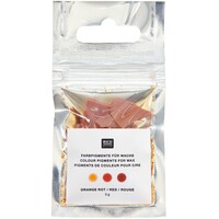 Kaarsenverf Oranjerood 5 gram