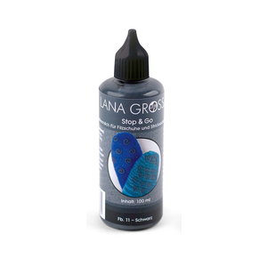 Lana Grossa Vloeibare Latex voor Antislip Zolen Zwart 100 ml