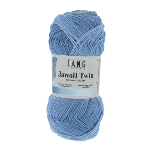 Lang Yarns Lang Yarns Jawoll Twin 0507 Blauw