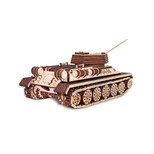 Eco Wood Art Mechanische Puzzel Tank 822