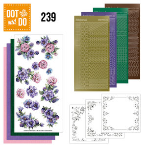 Dot and Do Dot and Do 239 Yvonne Creations  Very Purple