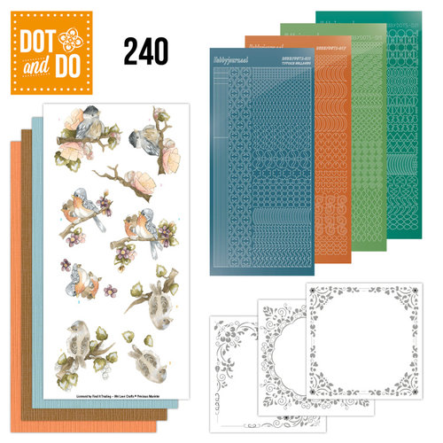 Hobbydots Dot and Do 240 Precious Marieke Birds and Berries