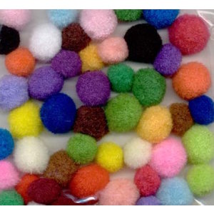 Hobby & Crafting Fun Pompon Set Mix 48 stuks 15-20 mm