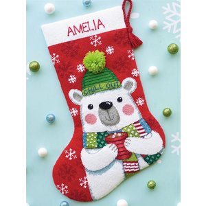 Dimensions Dimensions Borduurpakket Kerst Chill Out Stocking