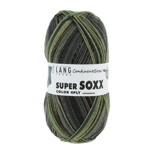 Lang Yarns Lang Yarns Super Soxx Continents 4 draads 100 gram 0405