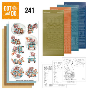 Hobbydots Dot and Do 241 Yvonne Creations Hello World