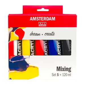 Amsterdam Amsterdam Standard Series acrylverf mengset 5 x 120 ml