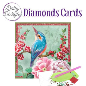 Dotty Designs   Diamond Painting Kaart IJsvogel