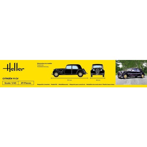 Heller Heller Citroen 11CV 1:43