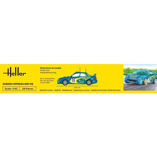 Heller Heller Subaru Impreza WRC02 1:43