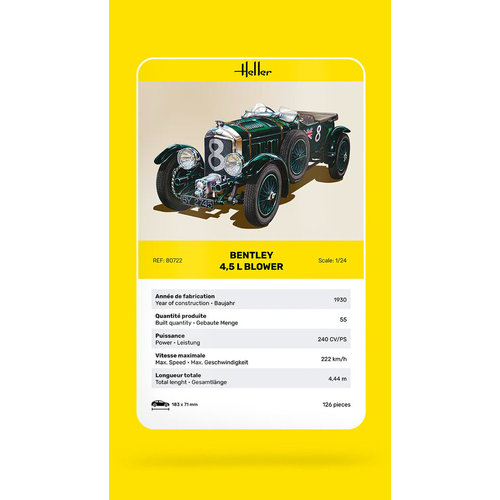 Heller Heller Bentley Blower 1:24 Heller Heller Bentley Blower 1:24
