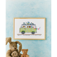Permin Geboortetegel Borduurpakket Geboortebus 92-1310