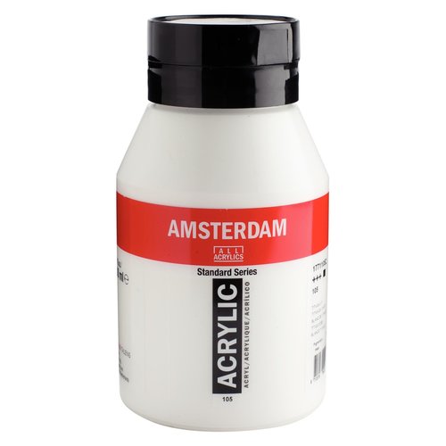 Amsterdam Amsterdam Acrylverf 1000 ml Titaanwit 105