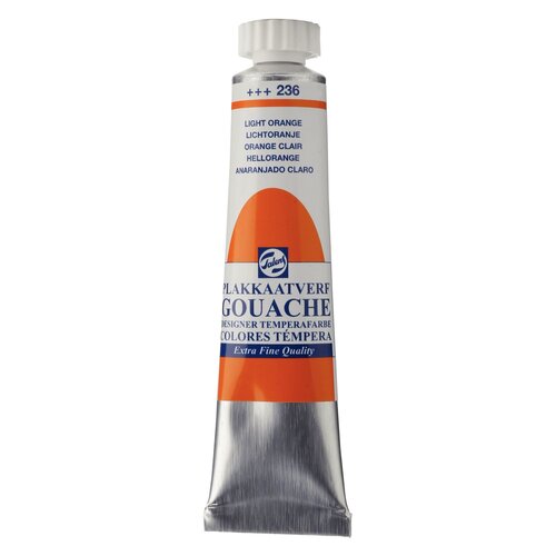 Talens  Talens Gouache Extra Fine Quality Tube 20 ml Lichtoranje 236