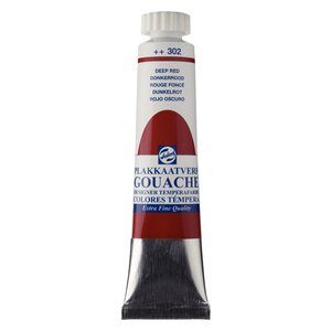 Talens  Talens Gouache Extra Fine Quality Tube 20 ml Donkerrood 302