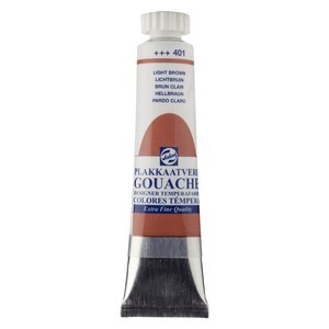 Talens  Talens Gouache Extra Fine Quality Tube 20 ml Lichtbruin 401