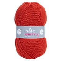 DMC Knitty 4  nr 700 Rood
