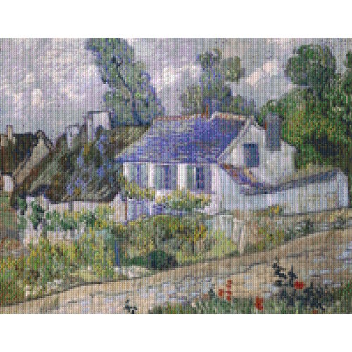 PixelHobby Pixelhobby Patroon 5685 van Gogh Huis met blauw dak