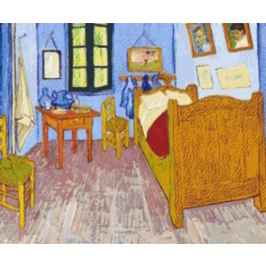 PixelHobby Pixelhobby Patroon 5689 van Gogh De Slaapkamer 24 basisplaten