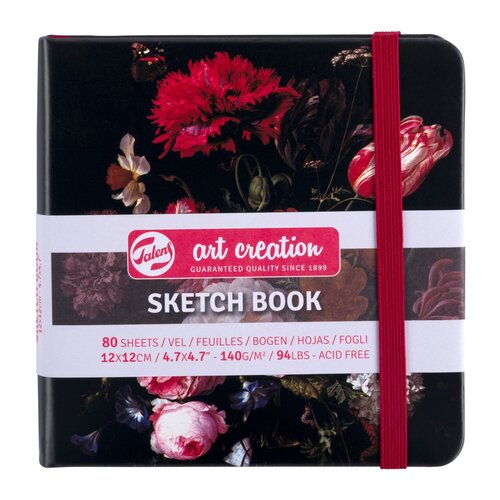 Art Creation Talens Art Creation Schetsboek Stilleven met bloemen in een glazen vaas | 13 x 21 cm, 140 g, 80 vellen