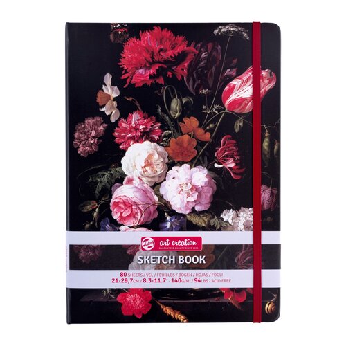 Art Creation Talens Art Creation Schetsboek Stilleven met bloemen in een glazen vaas | 13 x 21 cm, 140 g, 80 vellen