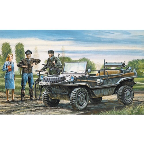 Italeri Italeri Kfz. 69 Schwimmwagen Schaal 1 op 35