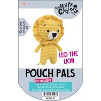 Haakpakket Knitty Critters Pouch Pals Leo The Lion
