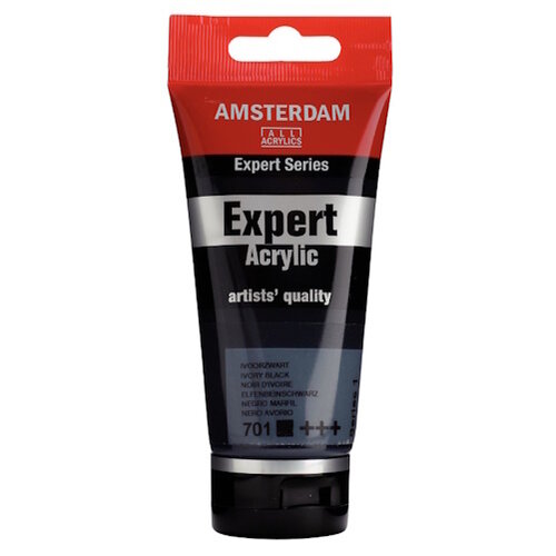 Amsterdam Amsterdam Expert Series Acrylverf Tube 75 ml Ivoorzwart 701