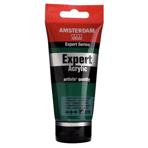 Amsterdam Amsterdam Expert Series Acrylverf Tube 75 ml Permanentgroen Donker 619