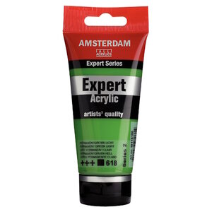 Amsterdam Amsterdam Expert Series Acrylverf Tube 75 ml Permanentgroen Licht 618