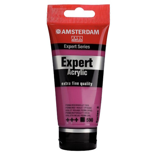 Amsterdam Amsterdam Expert Series Acrylverf Tube 75 ml Permanentroodviolet Dekkend 590