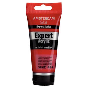 Amsterdam Amsterdam Expert Series Acrylverf Tube 75 ml Pyrrolerood Donker 345