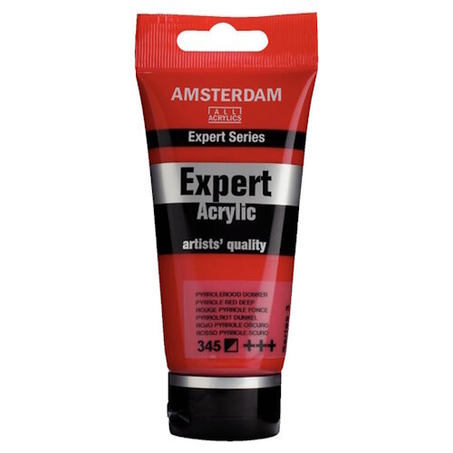 Amsterdam Amsterdam Expert Series Acrylverf Tube 75 ml Pyrrolerood Donker 345