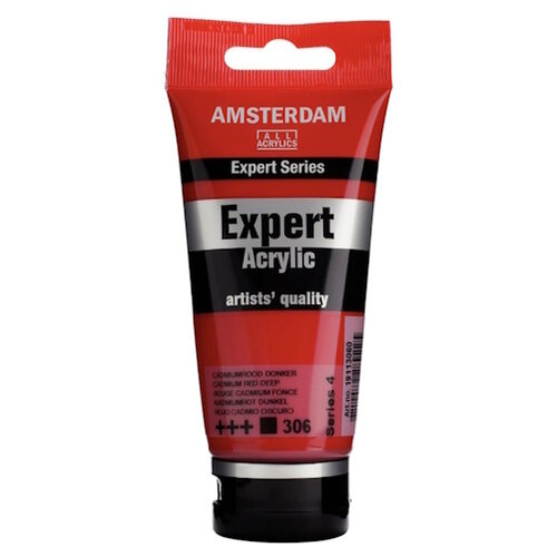 Amsterdam Amsterdam Expert Series Acrylverf Tube 75 ml Cadmiumrood Donker 306