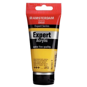 Amsterdam Amsterdam Expert Series Acrylverf Tube 75 ml Transparantgeel Middel 272