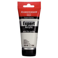 Amsterdam Expert Series Acrylverf Tube 75 ml Zinkwit 104