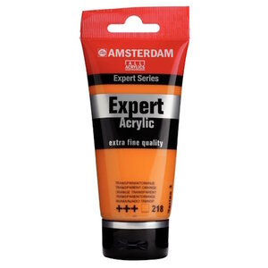 Amsterdam Amsterdam Expert Series Acrylverf Tube 75 ml Transparantoranje 218