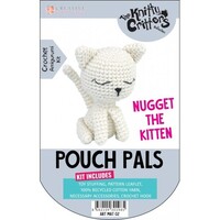 Haakpakket Knitty Critters Pouch Pals Nugget The Kitten