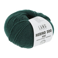 Lang Yarns Merino 200 bebe nr 318 Donker Groen