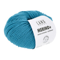 Lang Yarns Merino + nr 278 Turquoise