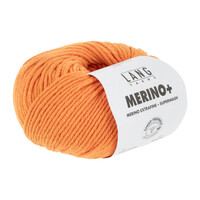 Lang Yarns Merino + nr 459  Orange Neon