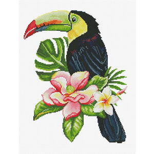 Needleart Voorbedrukt borduurpakket Toucan look nc440-100