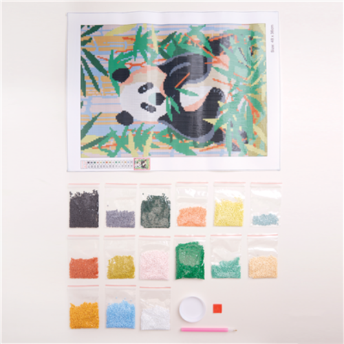 Docrafts Simply Make Diamond Art Kit Giant Panda
