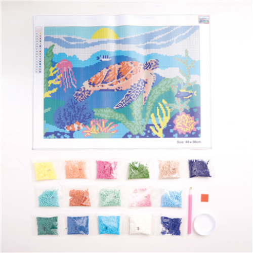 Docrafts Simply Make Diamond Art Kit Turtle Reef