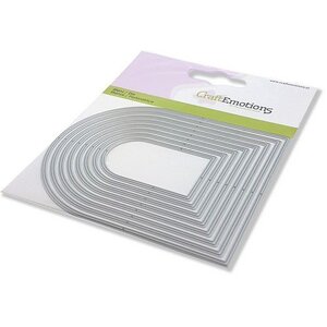 CraftEmotions CraftEmotions Die - randen toog Card 11x9cm - 5,2 - 10,8 cm CraftEmotions CraftEmotions Die - randen toog Card 11x9cm - 5,2 - 10,8 cm