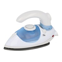 Opry Reisstrijkijzer 17,5 cm wit blauw