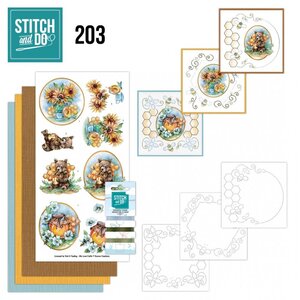 Stitch and Do  Stitch and Do 203 Yvonne Creations Bee Honey