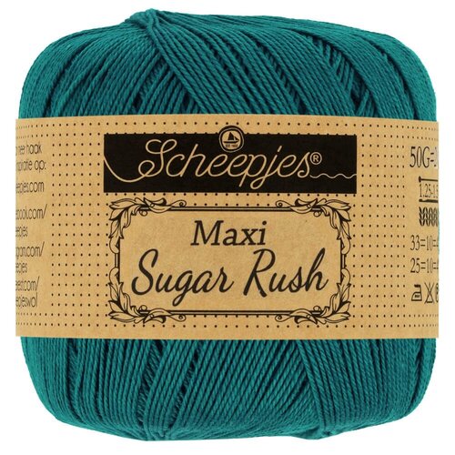 Scheepjeswol Maxi Sugar Rush 50 gram 401 Dark Teal